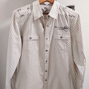 Guess long sleeve stripes shirt